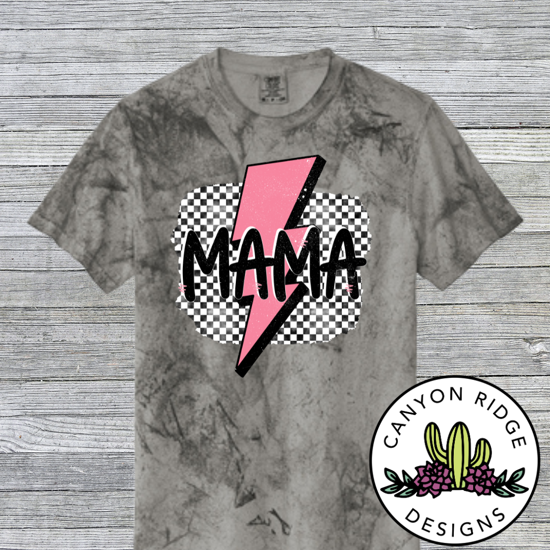 Mama Lightning Bolt Tee