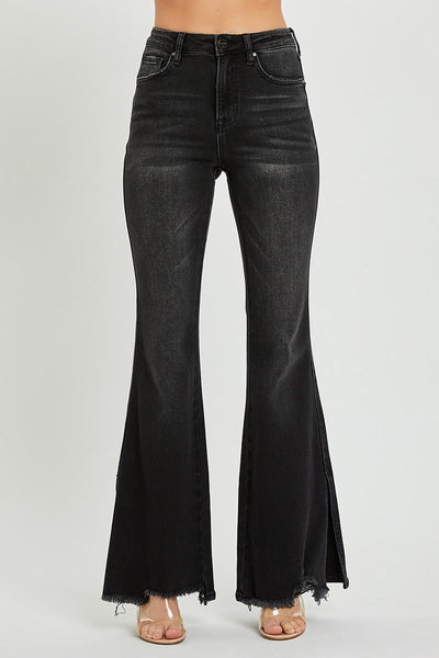 Betrayal High-Rise Slit Flare Jeans