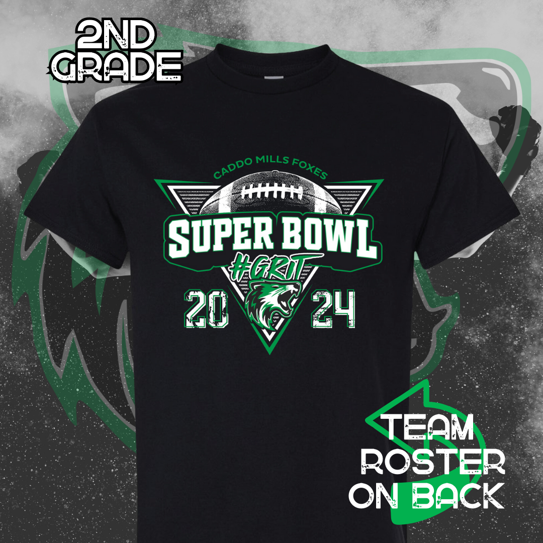 CMYSA Superbowl Tee 2024 - 2nd and 3rd Grade