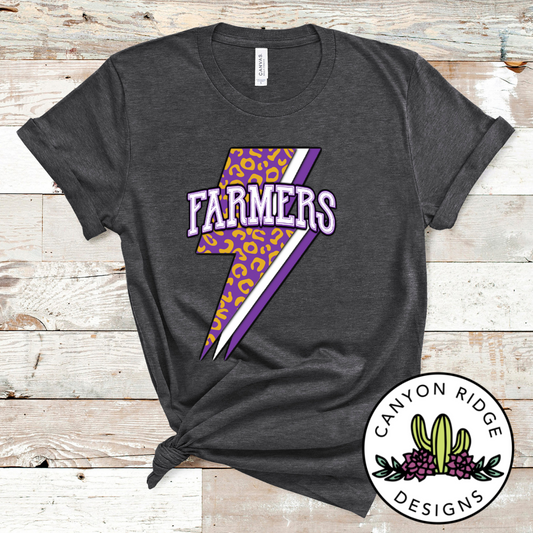 Farmers Lightening Bolt Tee