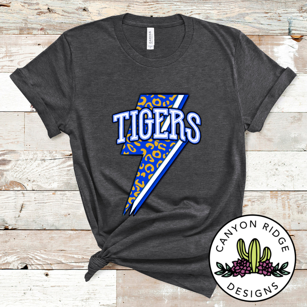 Tigers Lightening Bolt Tee