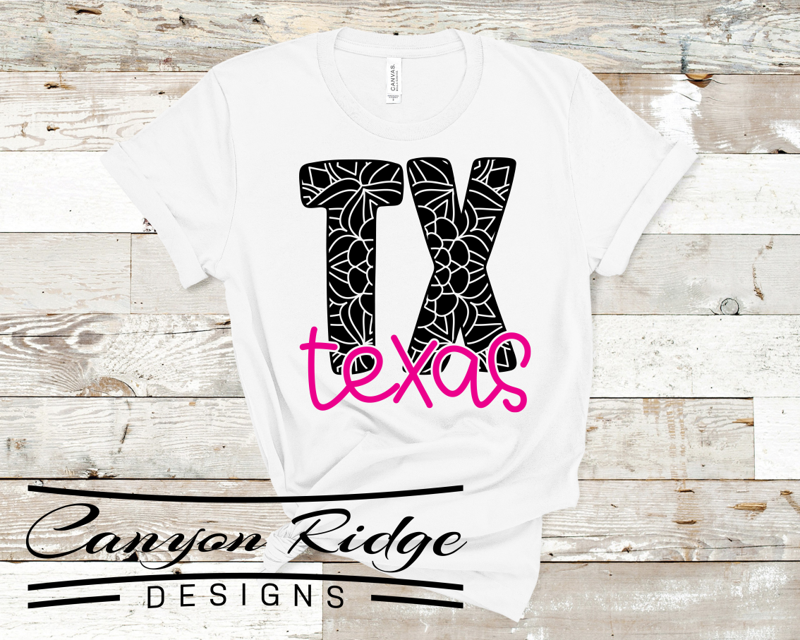 Texas Hot Pink Tee